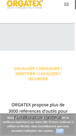 Mobile Screenshot of orgatex.fr