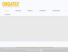 Tablet Screenshot of orgatex.fr